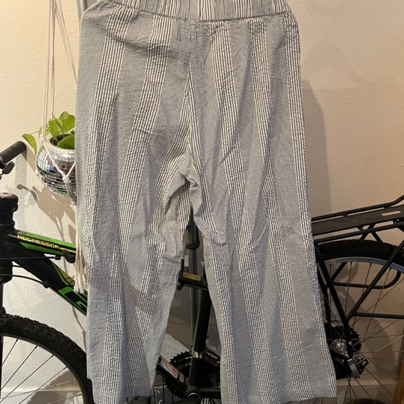 Free People Good Days Seersucker Trousers XS - Picture 3 of 4